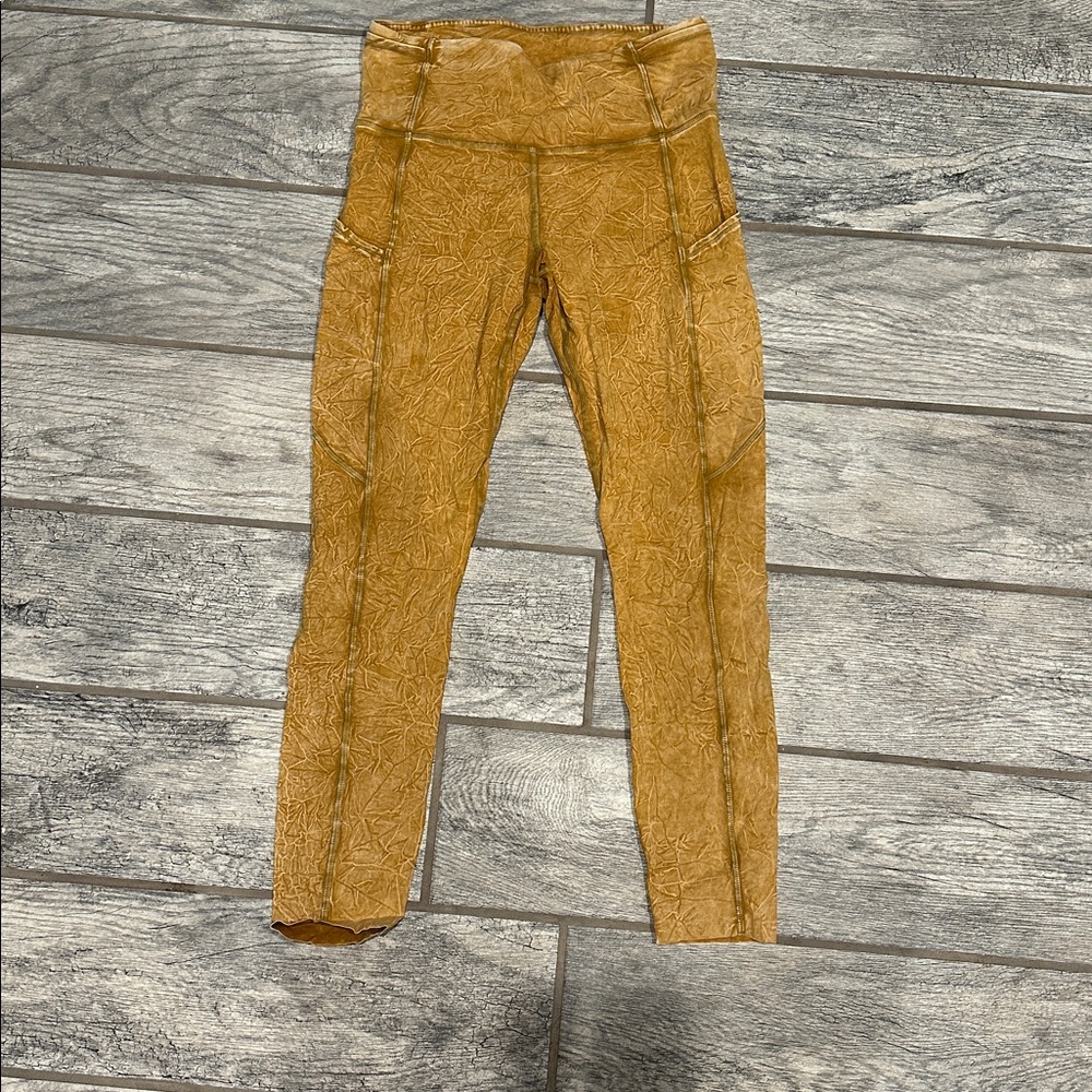 Lululemon Golden Textured Leggings